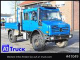 Unimog 437/25 U4000, 4x4, Pritsche, Doka, 6 Sitze - Unimog 437