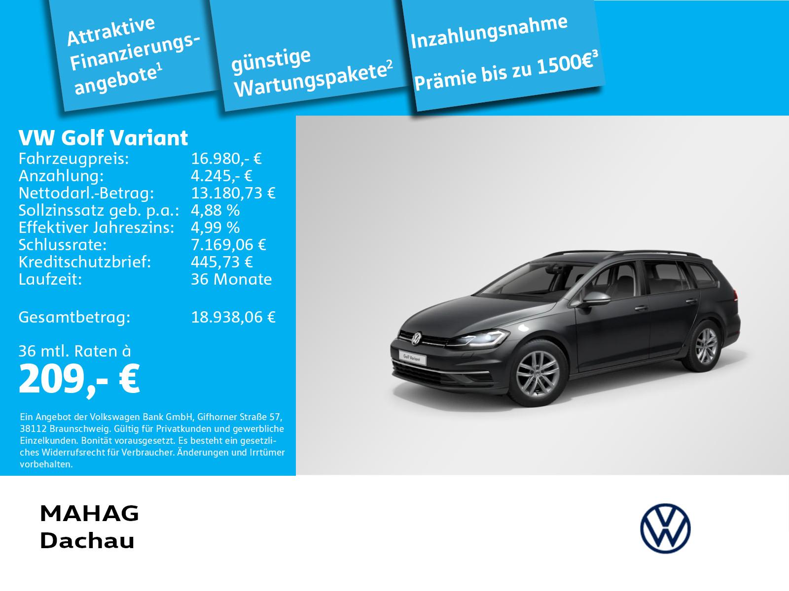 Volkswagen Golf VII Variant 1.5 TSI COMFORTLINE NaviPro LED