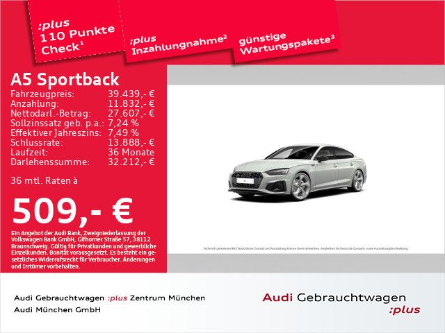 Audi A5 Sportback 40 TDI qu. S tronic S line competit