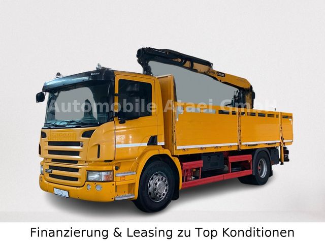 Scania P320 4x2 Baustoff Kran Palfinger + Zange (9826)