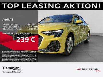 Audi Leasingangebot: Audi A3 Limo 30 TFSI S LINE LM18 SPORTSITZE NAVI+ SON