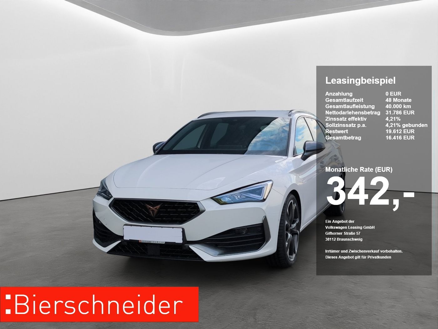 Cupra Leon SP 2.0 TSI DSG VZ LED+NAVI+AHK+KAMERA+PARKE