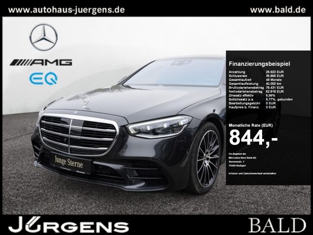 Mercedes-Benz S 400 d 4M L AMG-Sport/Pano/Burm4D/Sitzklima/20'