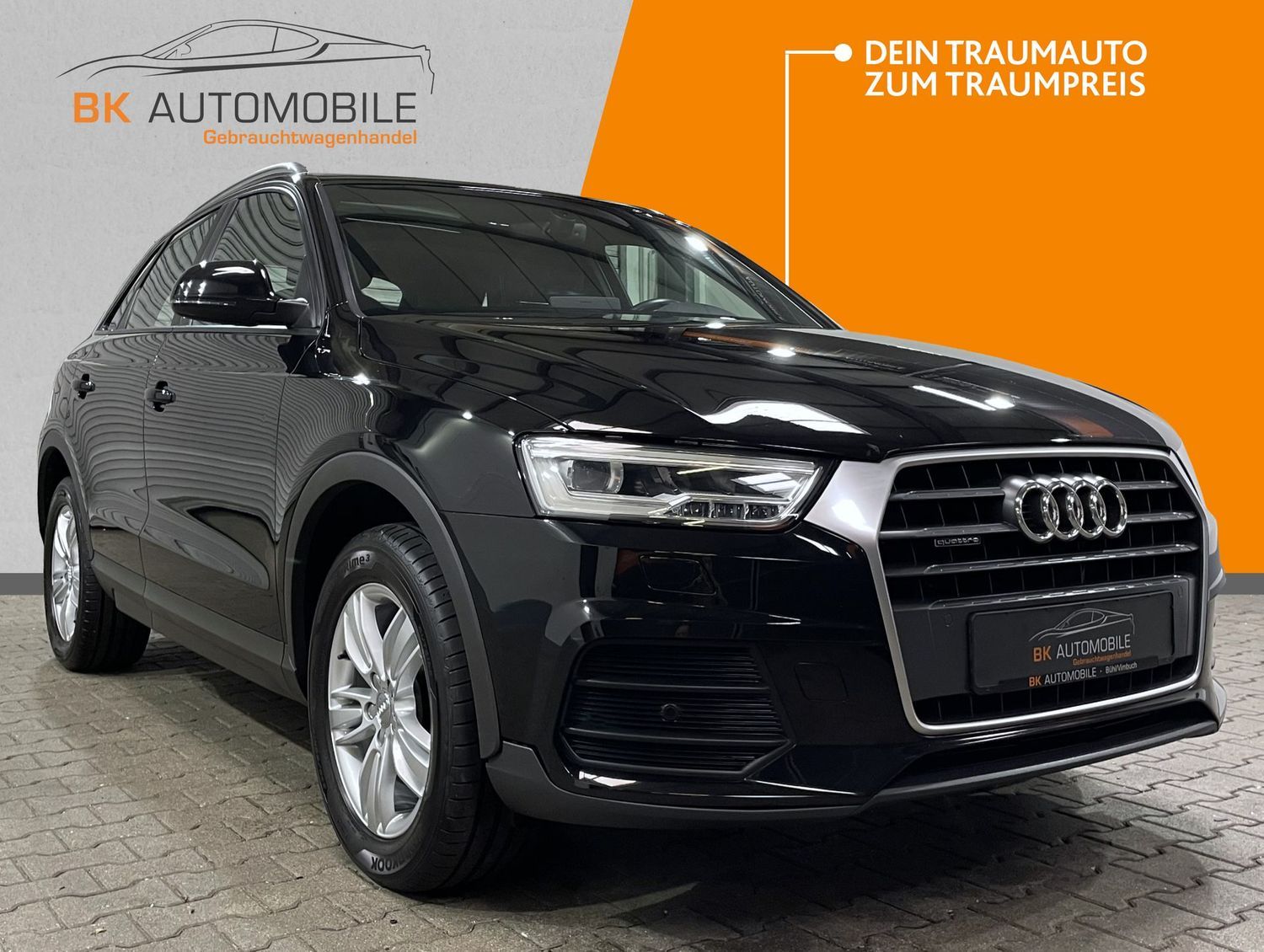 Fahrzeugabbildung Audi Q3 2.0 TDI quattro #LED#Pano#AHK#Tempomat