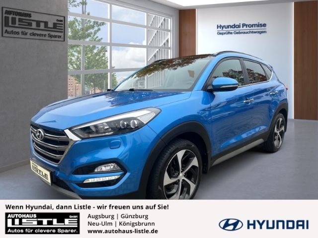 Hyundai Tucson Premium 4WD 1.6 +LEDER+KLIMA+PDC+RFK+NAVI