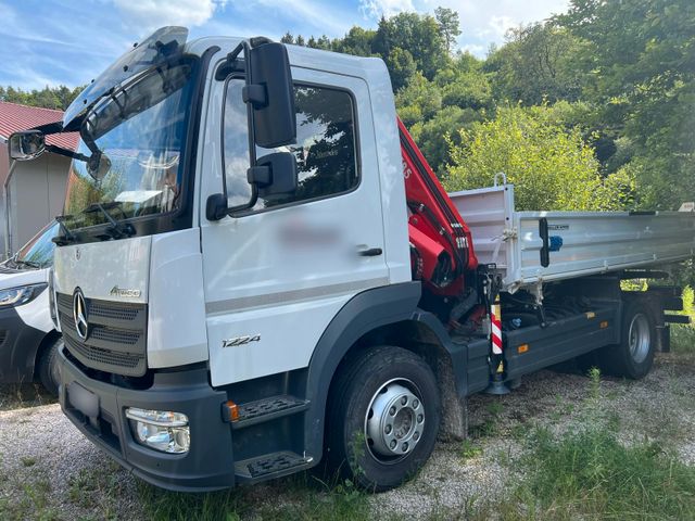 Mercedes-Benz Atego 1224 Kipper Kran Funk Greifersteuerung 