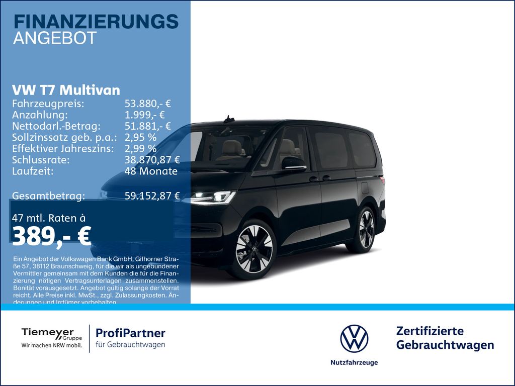 Image of Volkswagen T7 Multivan