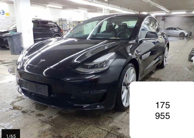 Tesla Model 3 Performance Dual AWD 20" Autopilot Glasd