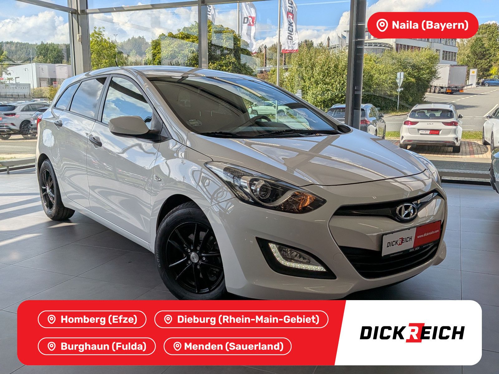 Fahrzeugabbildung Hyundai i30 1.6 Classic PDC Tempomat Bluetooth LHz SHz