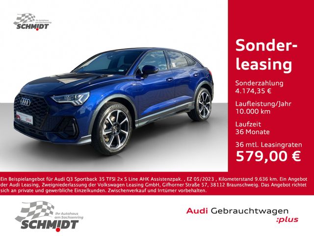 Audi Q3 Sportback 35 TFSI 2x S Line AHK Assistenzpak.