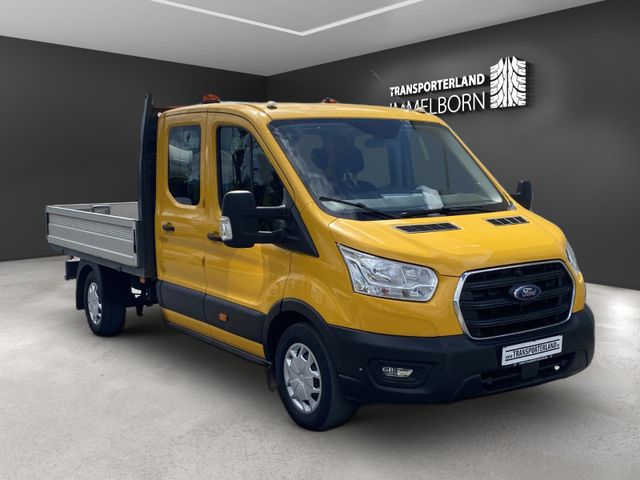 Transit Pritsche 350 Doka L3 7-Sitze+Klima+AHK