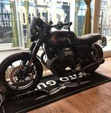 Moto Guzzi V7 Stone 850 ccm Umbau ALL BLACK Sportauspuff  - MOTO GUZZI 850