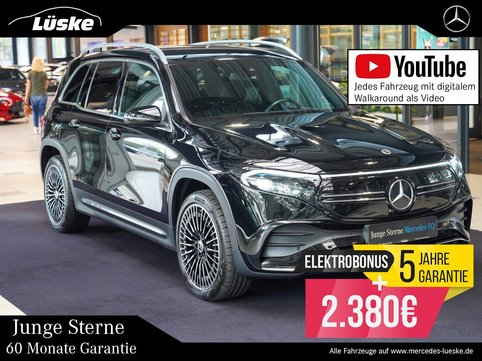 Mercedes-Benz EQB 250 AMG-Line Vielspeichenrad Ambientelicht