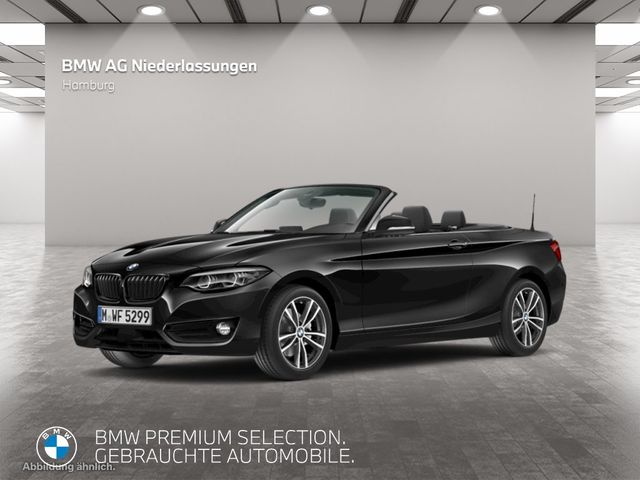 BMW 220d Cabrio Sport Line Navi Harman/K Kamera LED