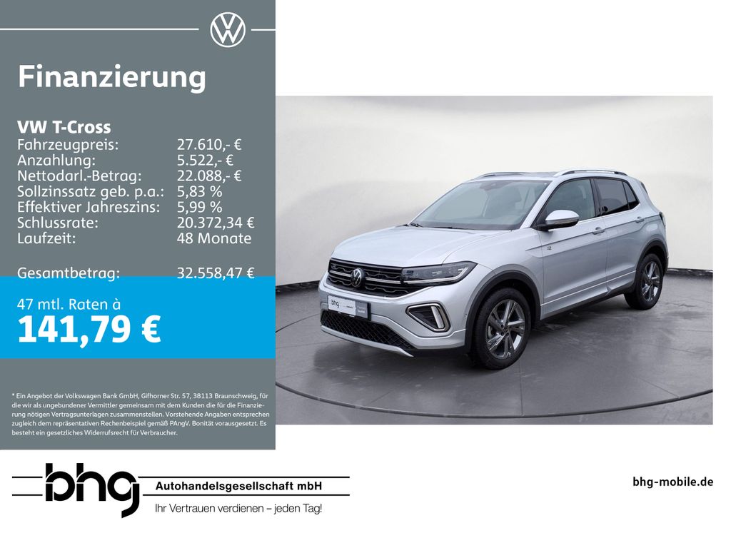 T-Cross 1.5 TSI ACT OPF DSG R-Line