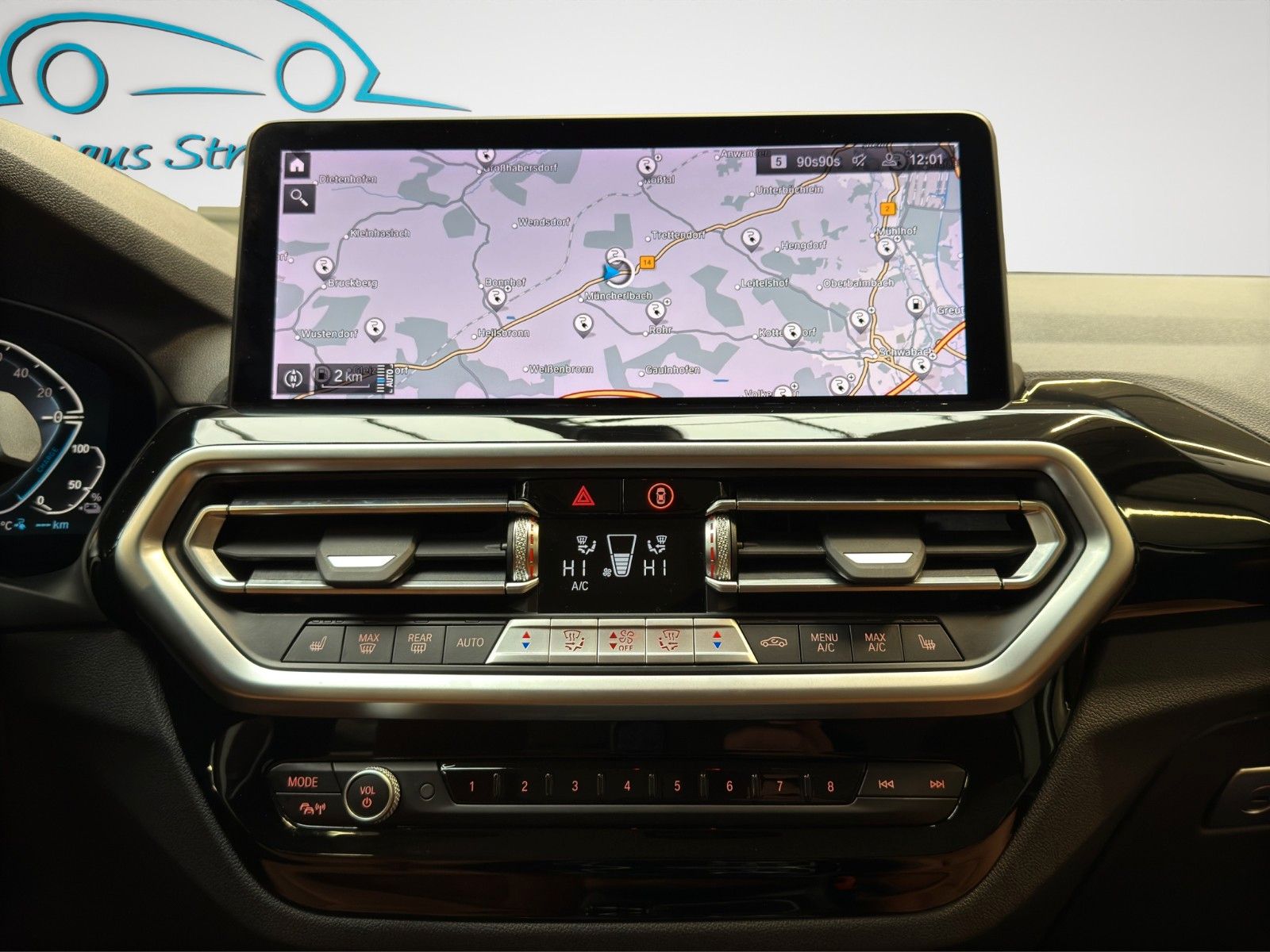 BMW X3 xDrive 30 e HUD KZU HiFi AHK LED DAB WLAN QI foto 16