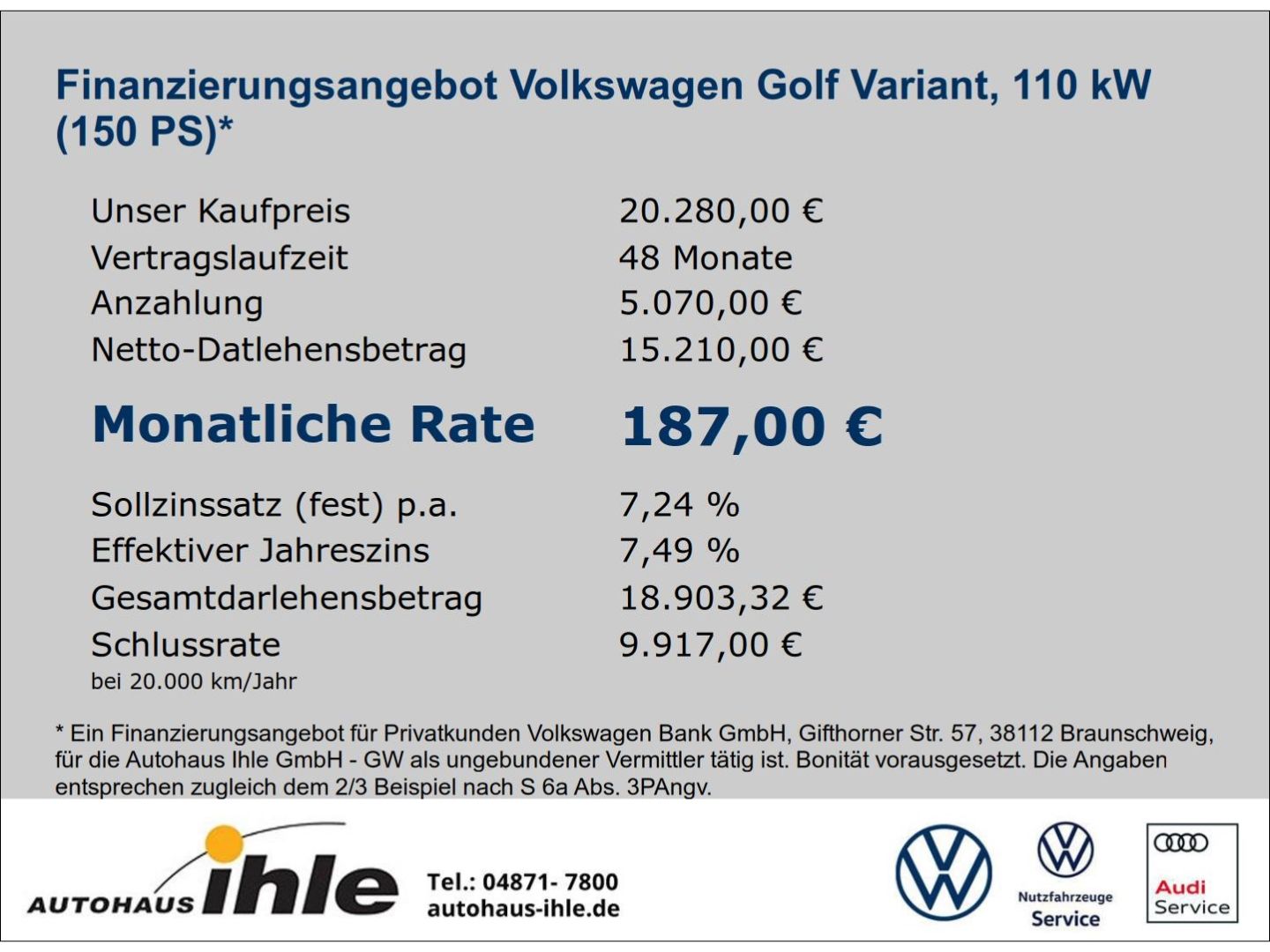 Volkswagen Golf Variant Active 2,0 TDI HARMAN-KARDON+ACC+R- imagem 2