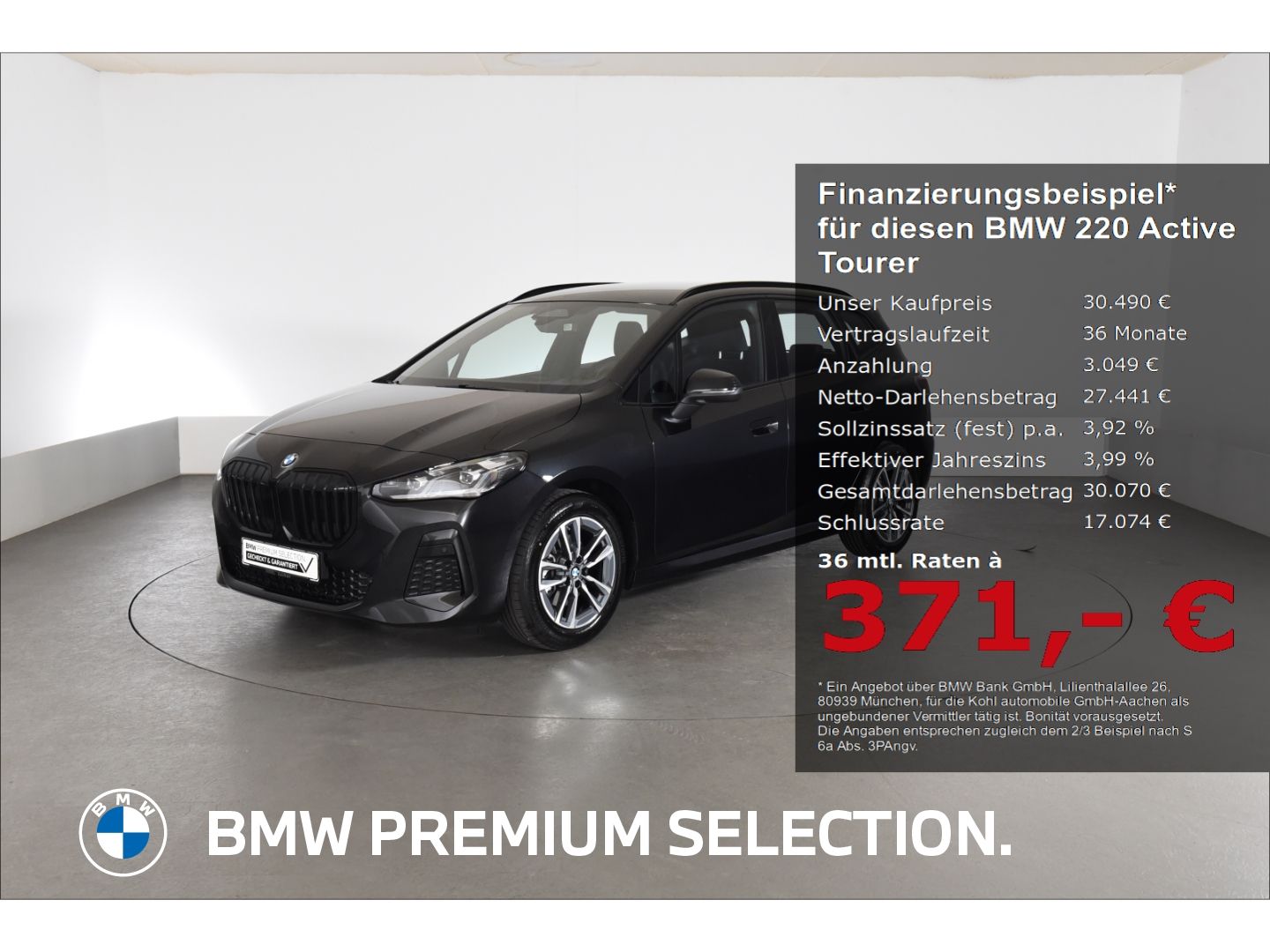 BMW 220 Active Tourer i M Sport Anhängerkupplung Pre foto 1