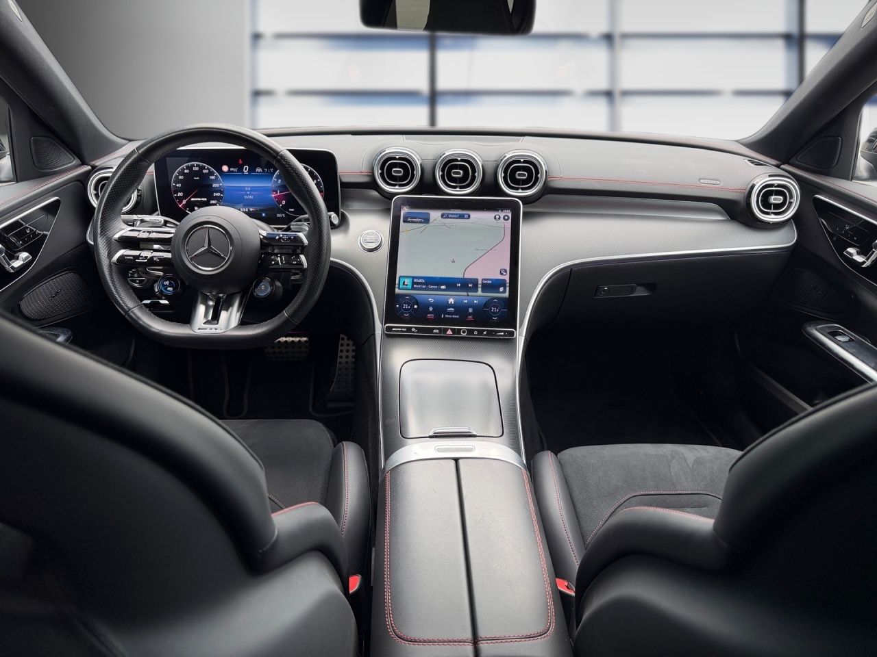 Fahrzeugabbildung Mercedes-Benz C 43 AMG 4M T NIGHT+PANO+AHK+PERF.-SITZE+MATT++