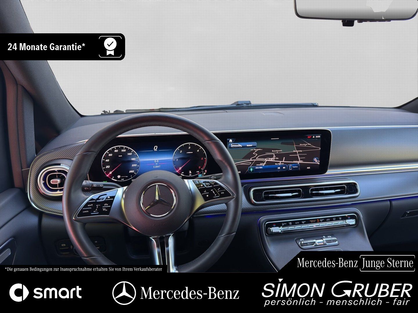 Fahrzeugabbildung Mercedes-Benz V 250 d 4M AMG Night Standhzg Burm eTüren 7Sitze