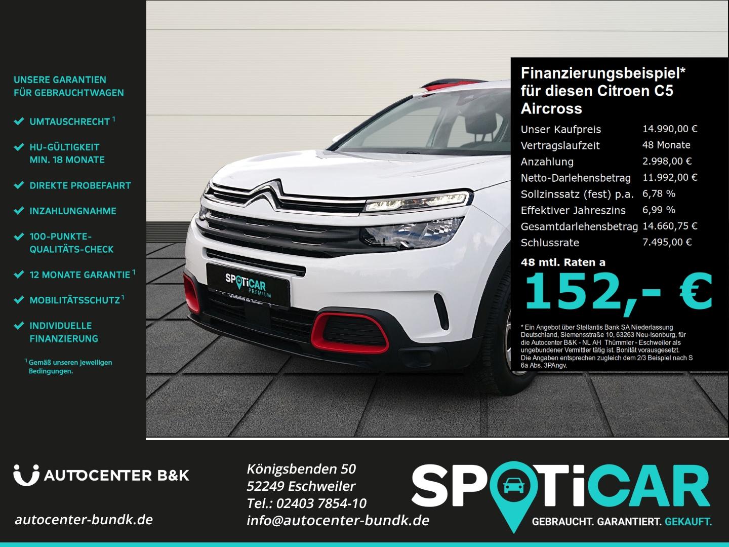 Citroën C5 Aircross PureTech 130 Live Navi GJR Apple Car