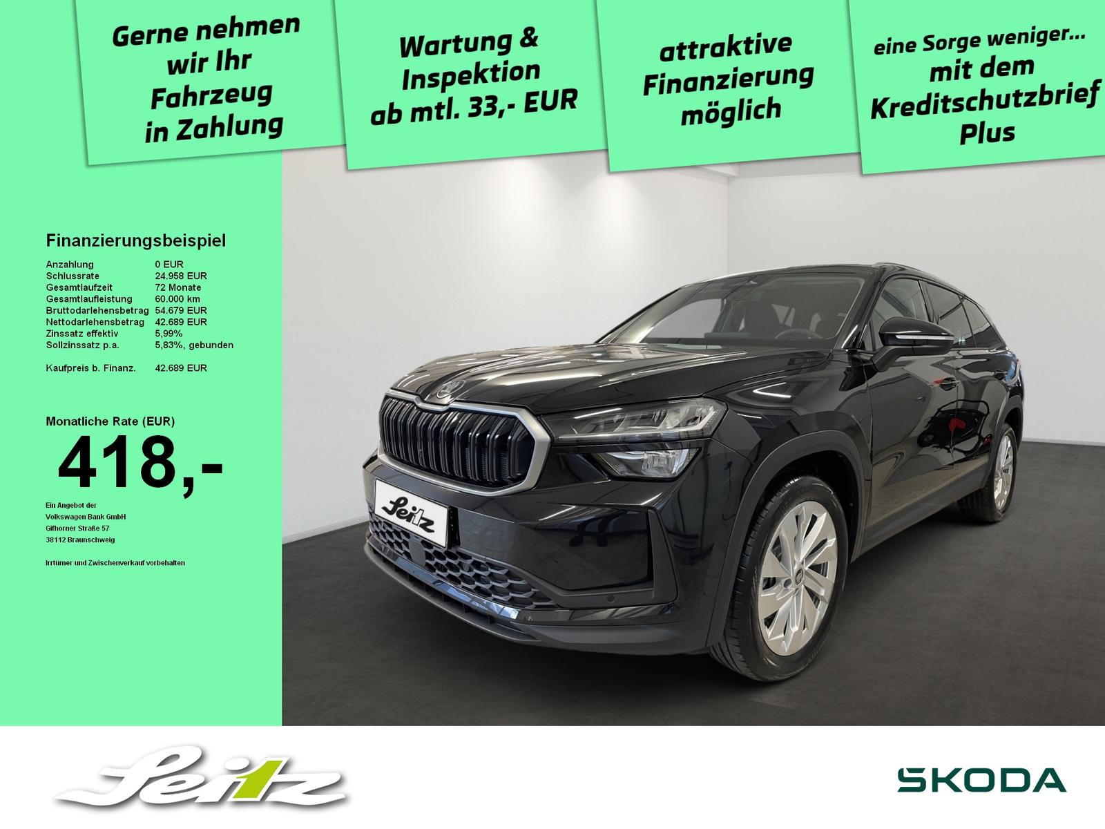 Skoda Kodiaq 2.0 TDI 4x4 Selection *7S*AHK*KAMERA*