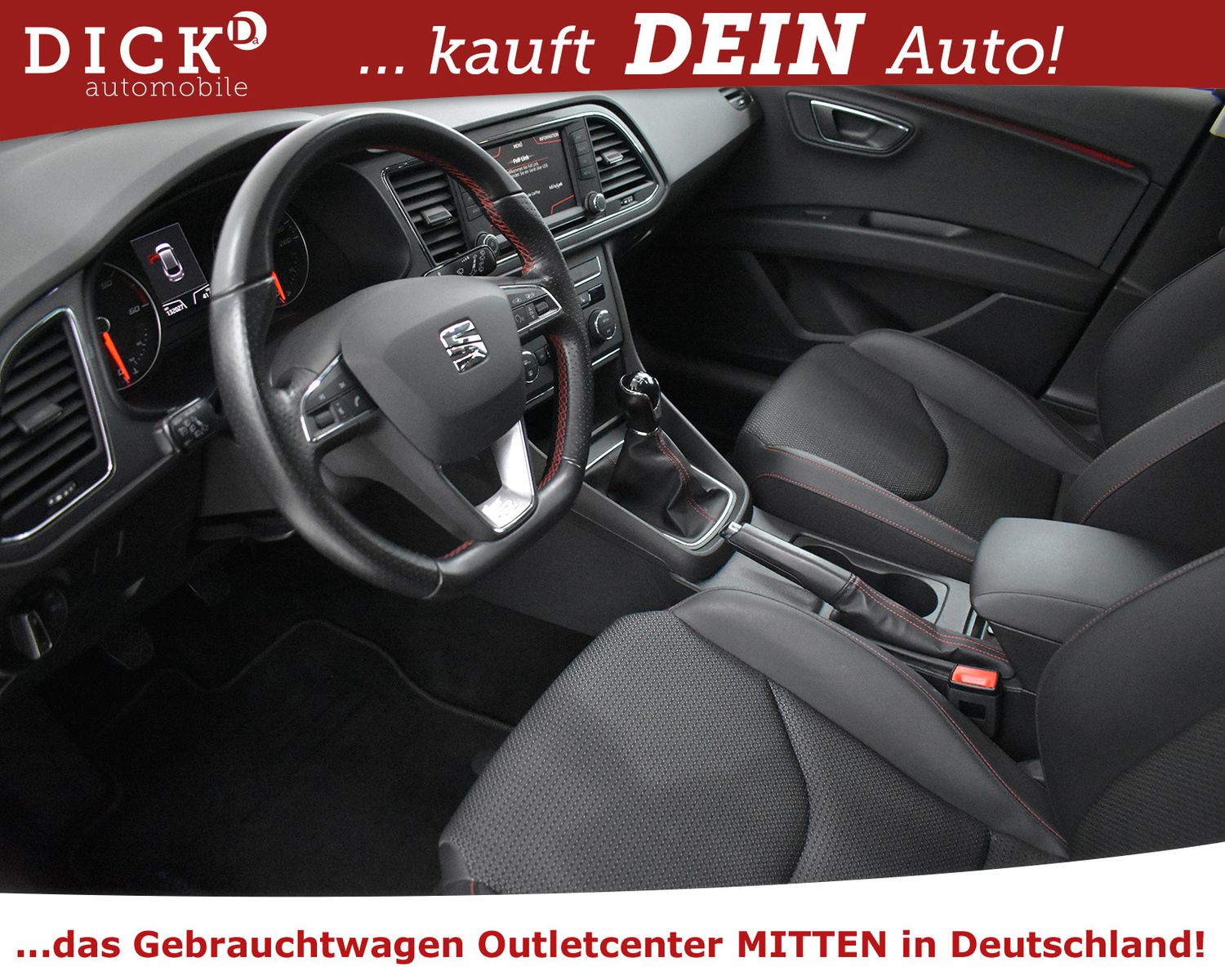 SEAT Leon ST 2.0d FR >PANOR+NAVI+LED+SHZ+TEMP+PDC+18" - Image 10