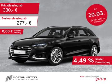 Audi Leasingangebot: Audi A4 Avant 35 TDI S-TR ADVANCED LED+NAV+RFK+GRA+17