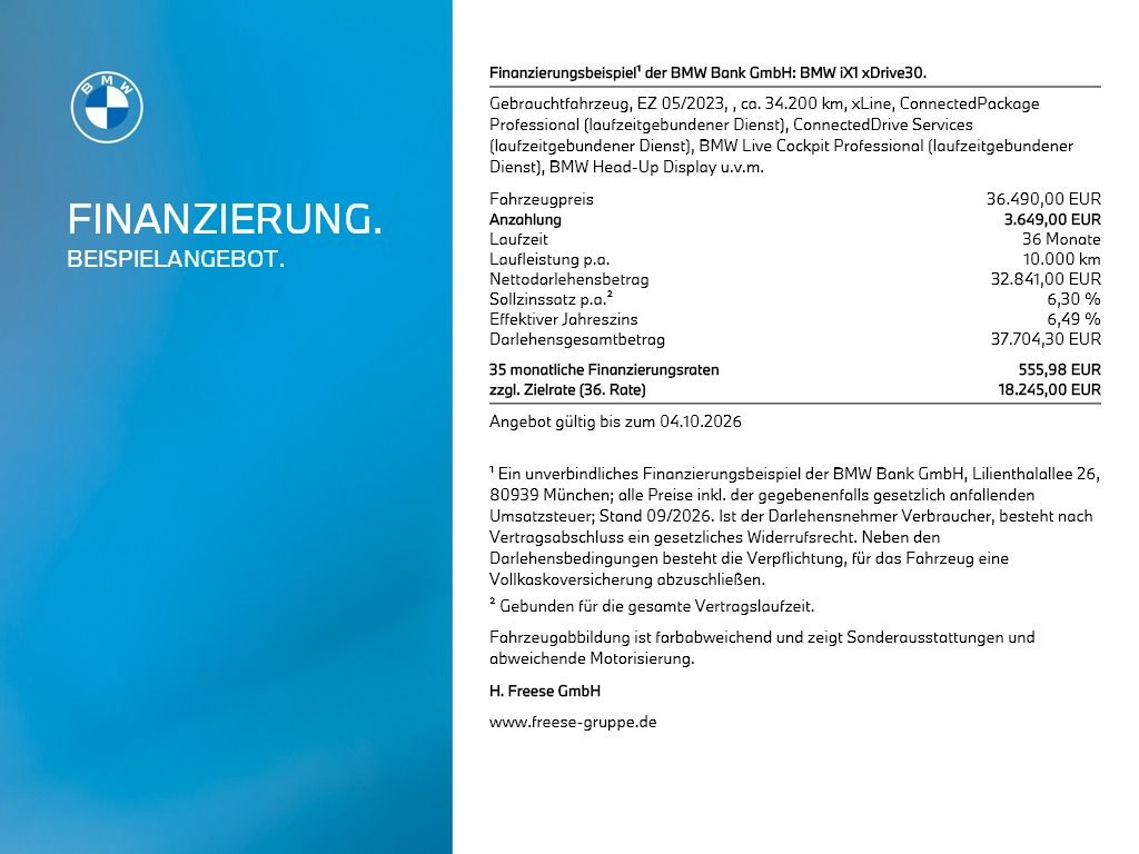 BMW iX1 xDrive30 xLine xLine 360° STANDHZ HEAD-UP foto 11