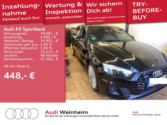 Audi A5 Sportback 40 TDI quattro S-line Matrix-LED Le