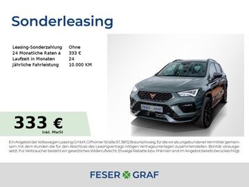 Cupra Leasingangebot: Cupra Ateca 2.0 TSI DSG Tribe Edition Navi/AHK/ACC/SHZ