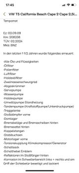 Volkswagen T5 California Beach Aufstelldach 4Motion Cape 2 - T5 4motion Wohnwagen gebraucht