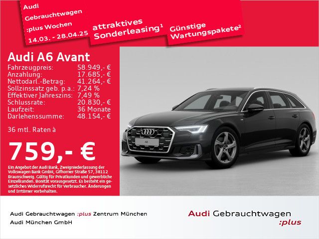 Audi A6 Avant 45 TDI qu. S tronic S line Pano/ACC/Vir