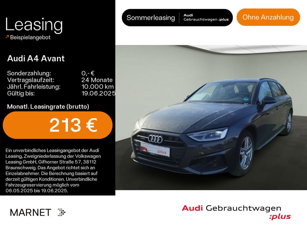 Audi A4 Avant Advanced 40 TDI quattro*Navi*PDC*Virtua