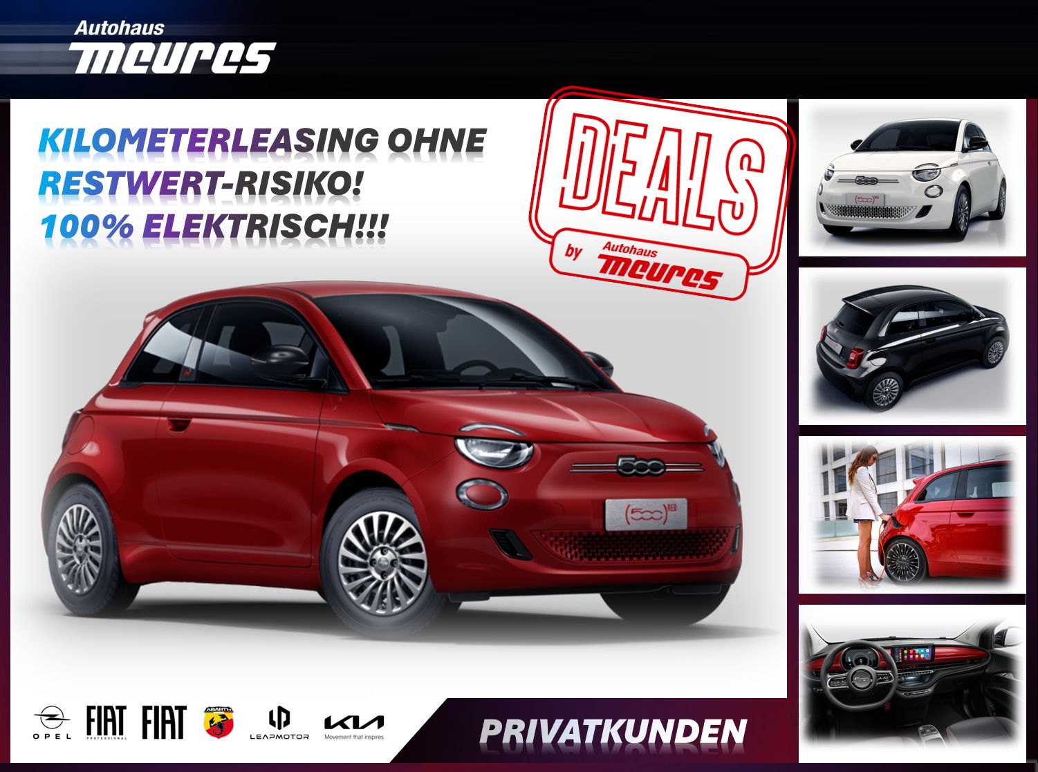 Fiat 500e (RED) Limousine 23,8 kWh
