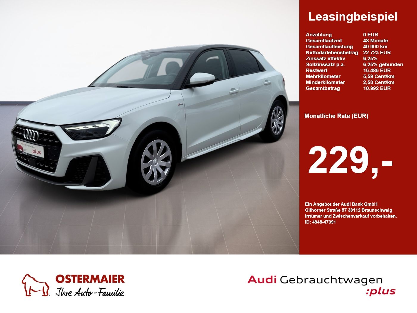 Audi A1 Sportback S-LINE 25 TFSI S-TRONIC LED.NAVI.AC