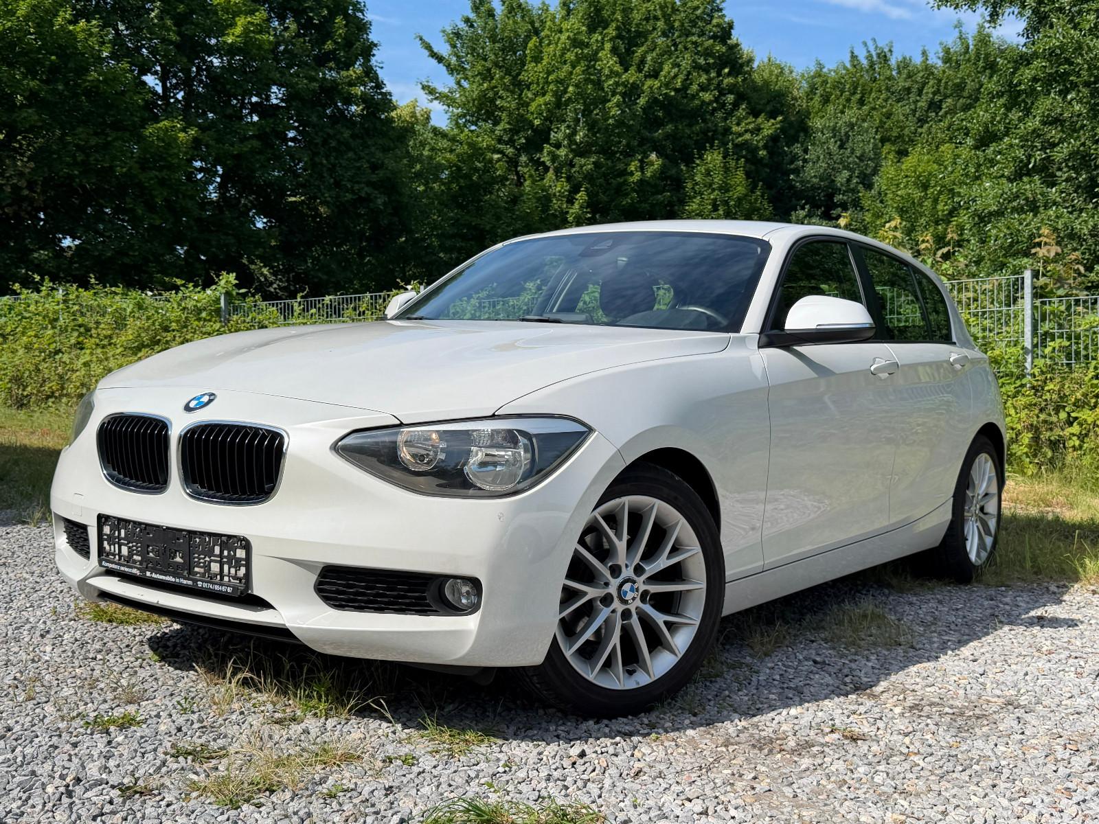 BMW 116i 5-trg. |WEISS| NAVI*KLIMA*SHZ*TEMP*TÜV*