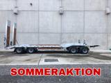 Möslein  neuer 4 Achs Tieflader hydraulischen Rampen
