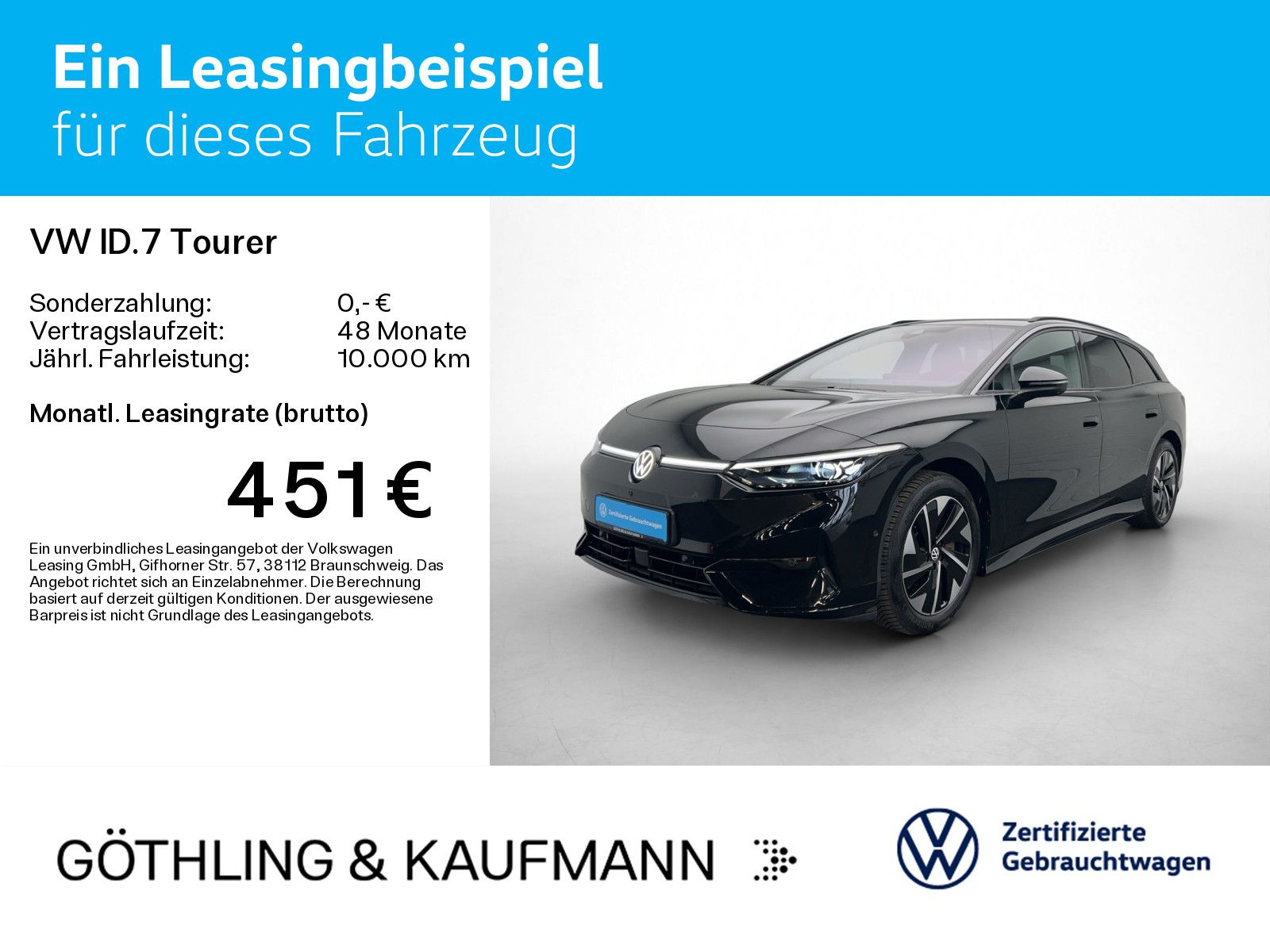Volkswagen ID.7 Tourer Pro*82kWh*NAVI*WP*IQ.LIGHT*EL.HECK*A imagem 2