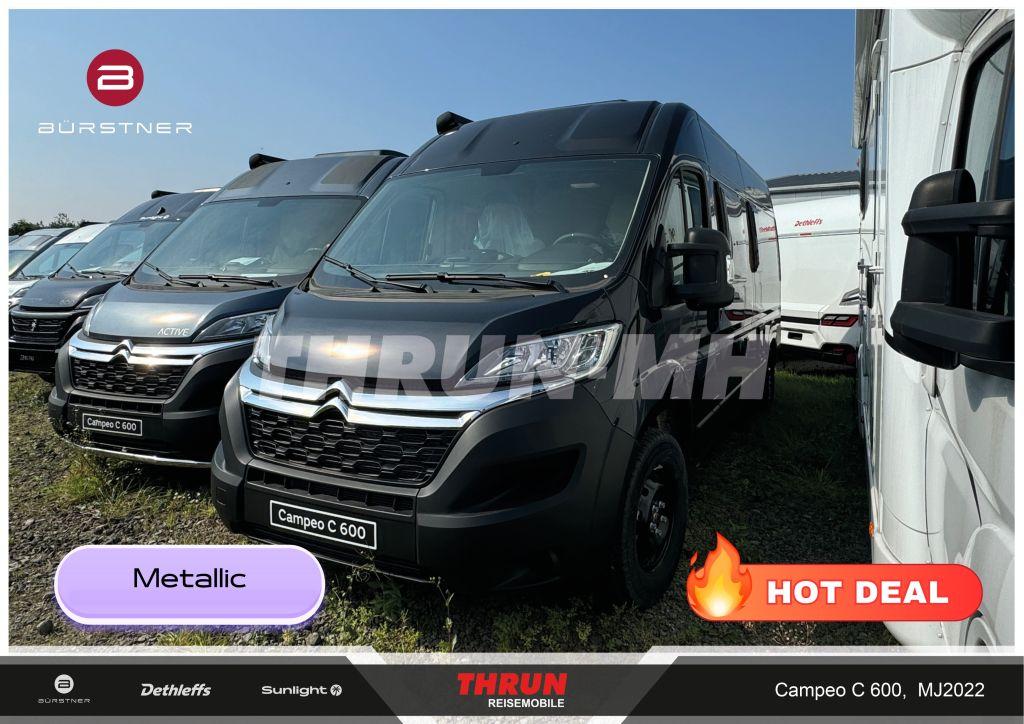 Bürstner Campeo C 600 Schwarz metallic 4 Pakete Markise