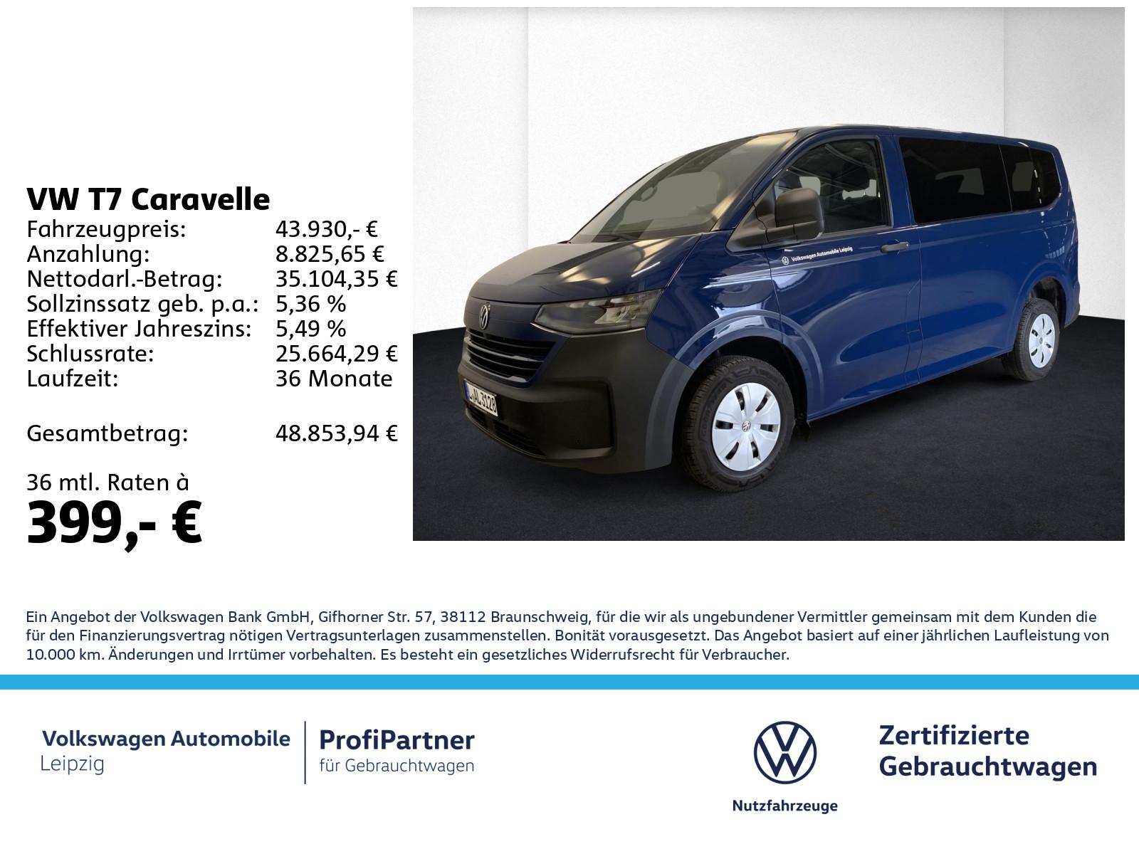 Volkswagen T7 Caravelle 2.0 TDI KR*Tempomat*Kamera*vorb.AHK