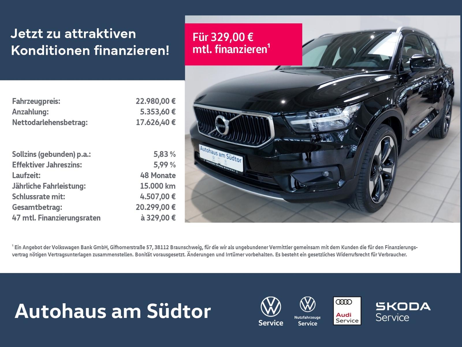 Volvo XC40 D3 2WD Momentum Pro | LED AHK PDC GRA