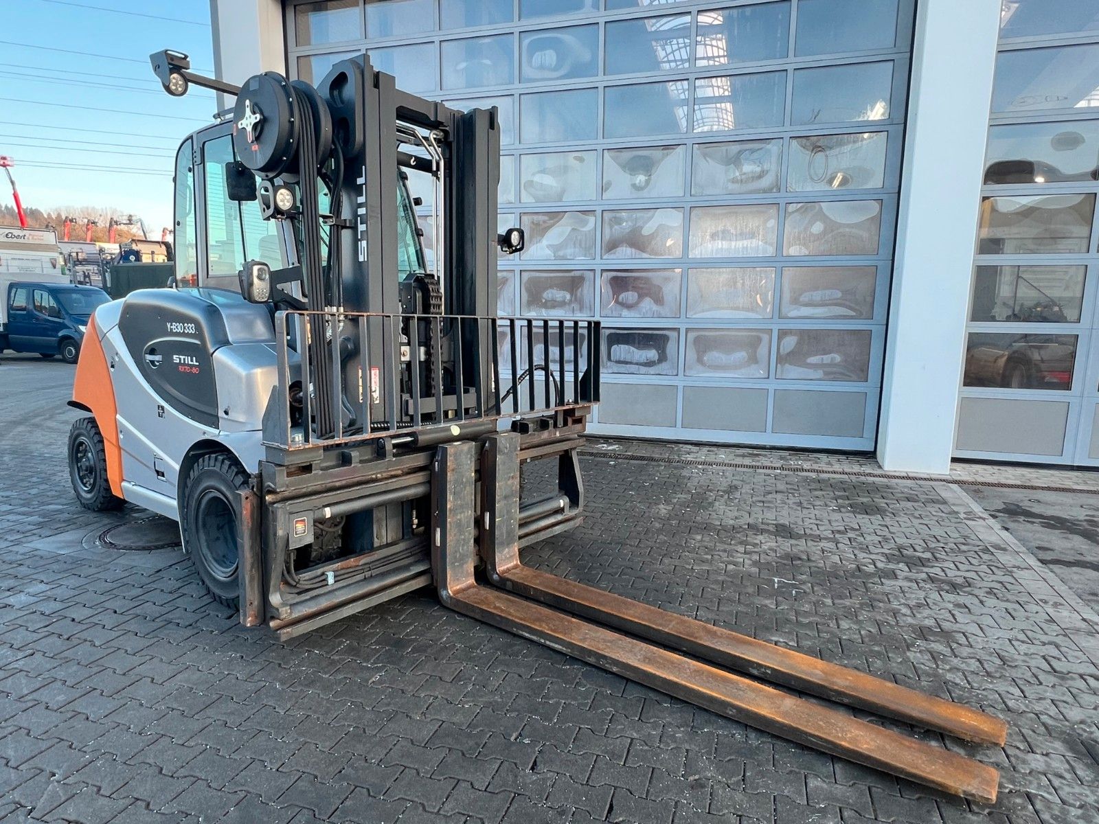 Fahrzeugabbildung Still RX70-80 / Duplex: 4.70m! / Zinkenversteller / SS