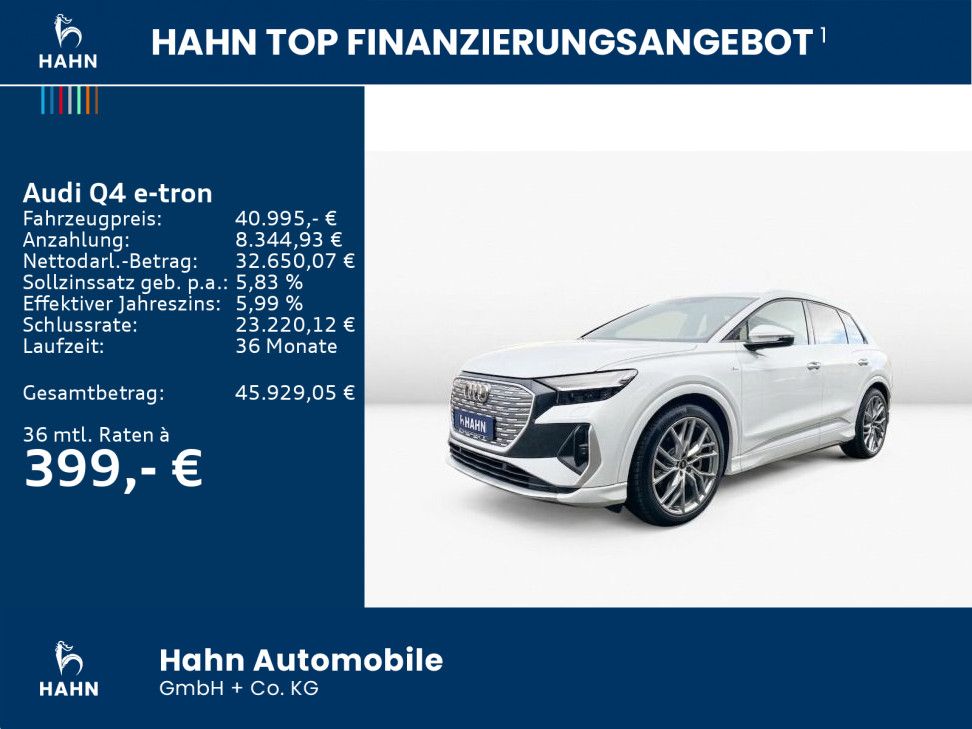 Audi Q4 45 e-tron quattro s-line Ext. Navi Matrix foto 2