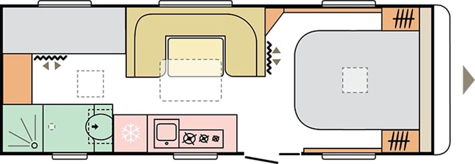 Fahrzeugabbildung Adria Alpina 663 PT mit gratis Truma Mover smart A4