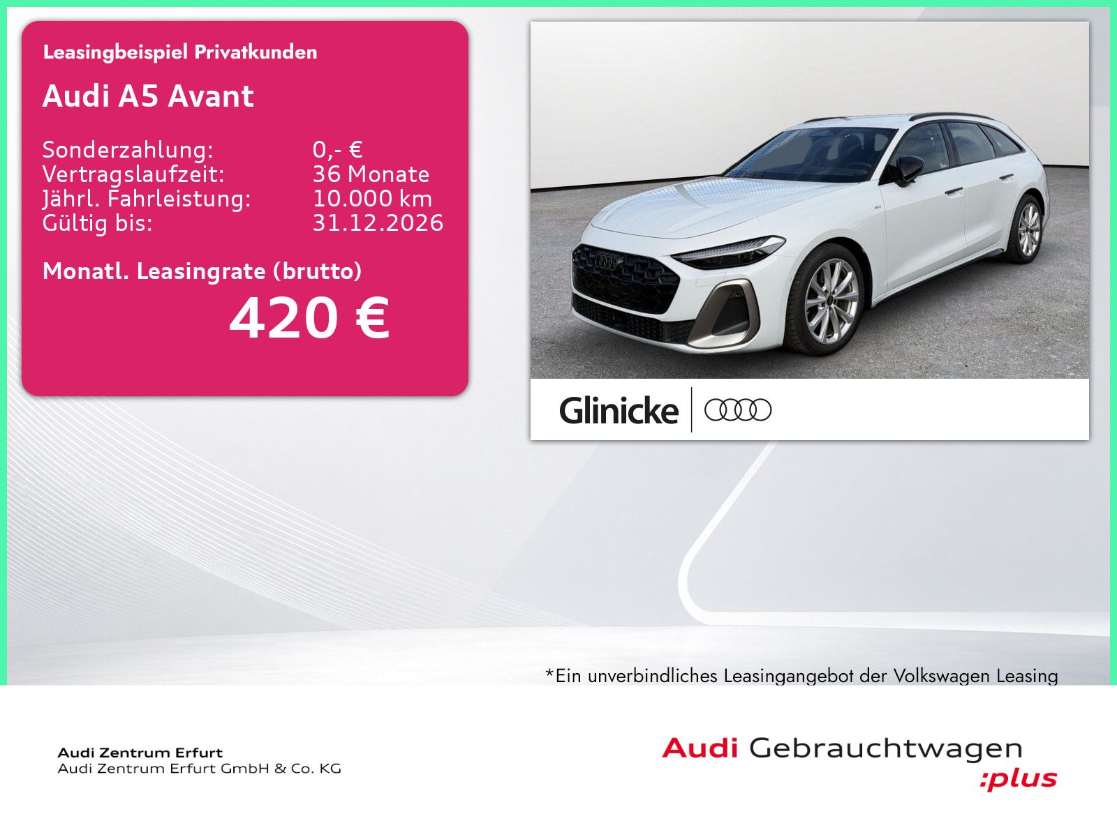 Audi A5 Avant TFSI S-tronic edition one Matrix B&O Na