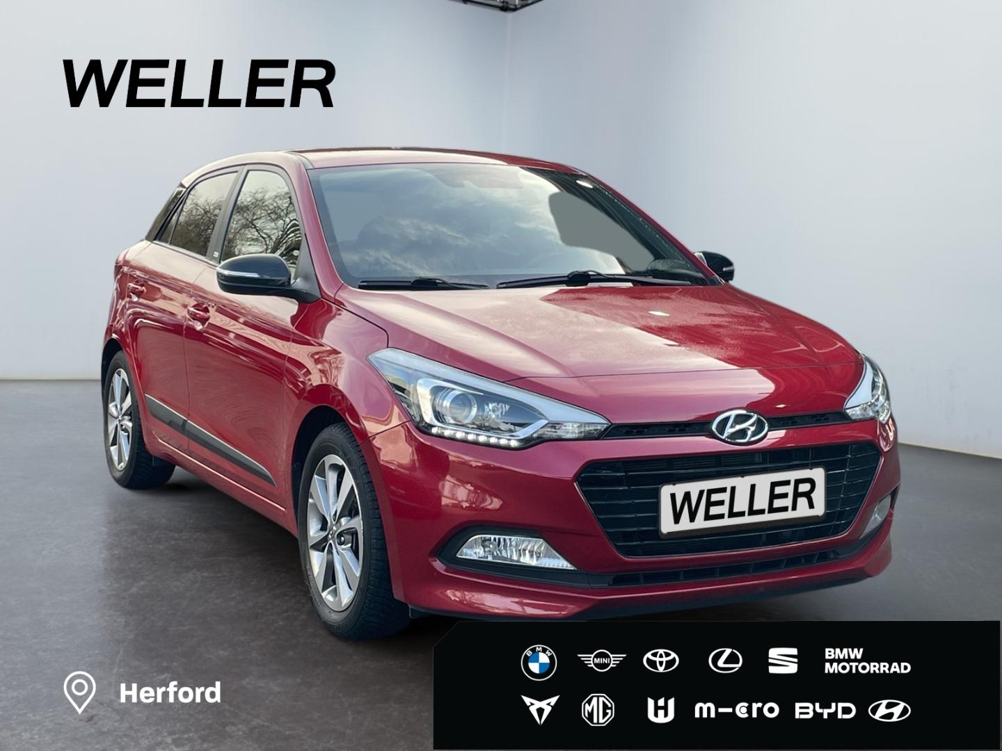 Hyundai i20 blue 1.0 T-GDI Passion Plus *GJR*Navi*SHZ*CA