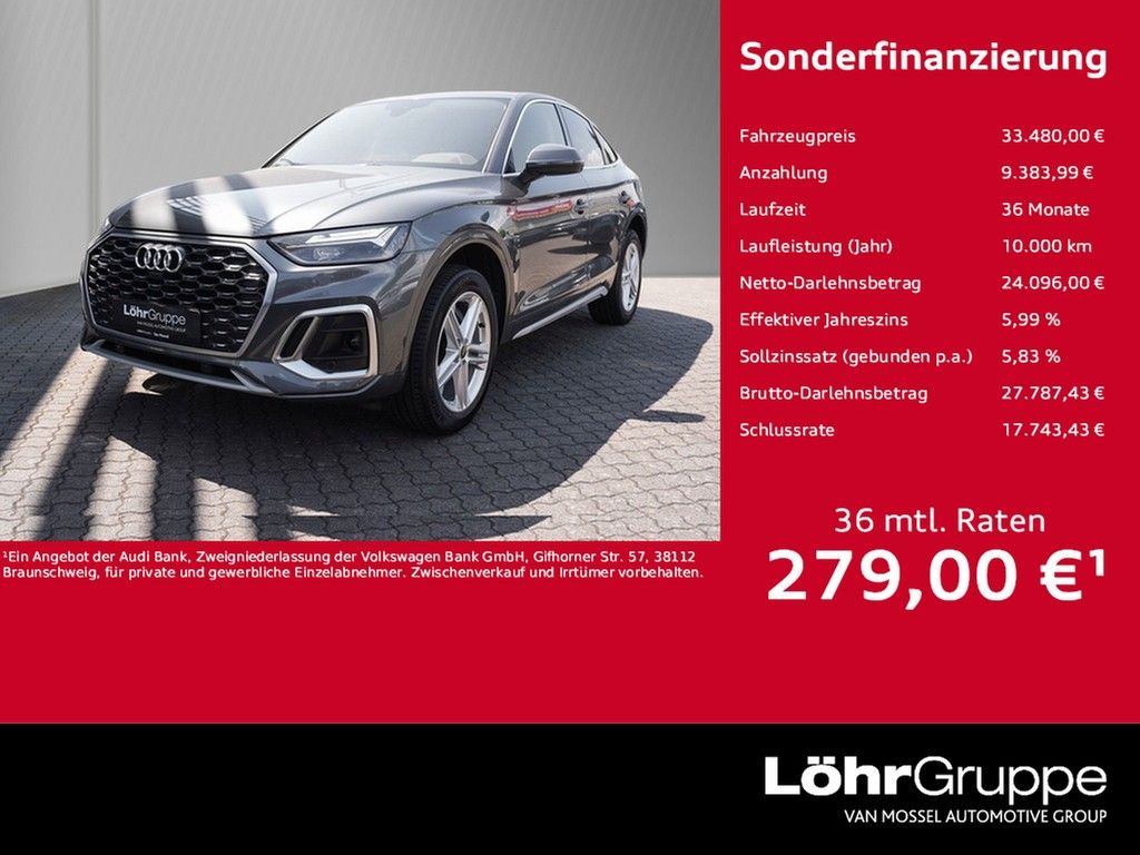 Audi Q5 Sportback 40 TDI qu. S tronic S Line /AHK/LED