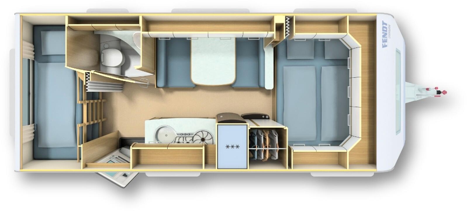 Fendt Bianco Selection 515 SKM Mover, Fahrradträger