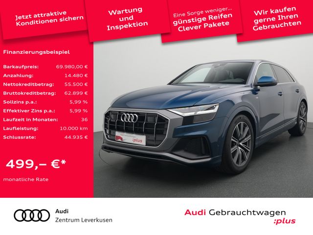 Audi Q8 quattro S line AHK RAUTE NAVI B&O LEDER ACC